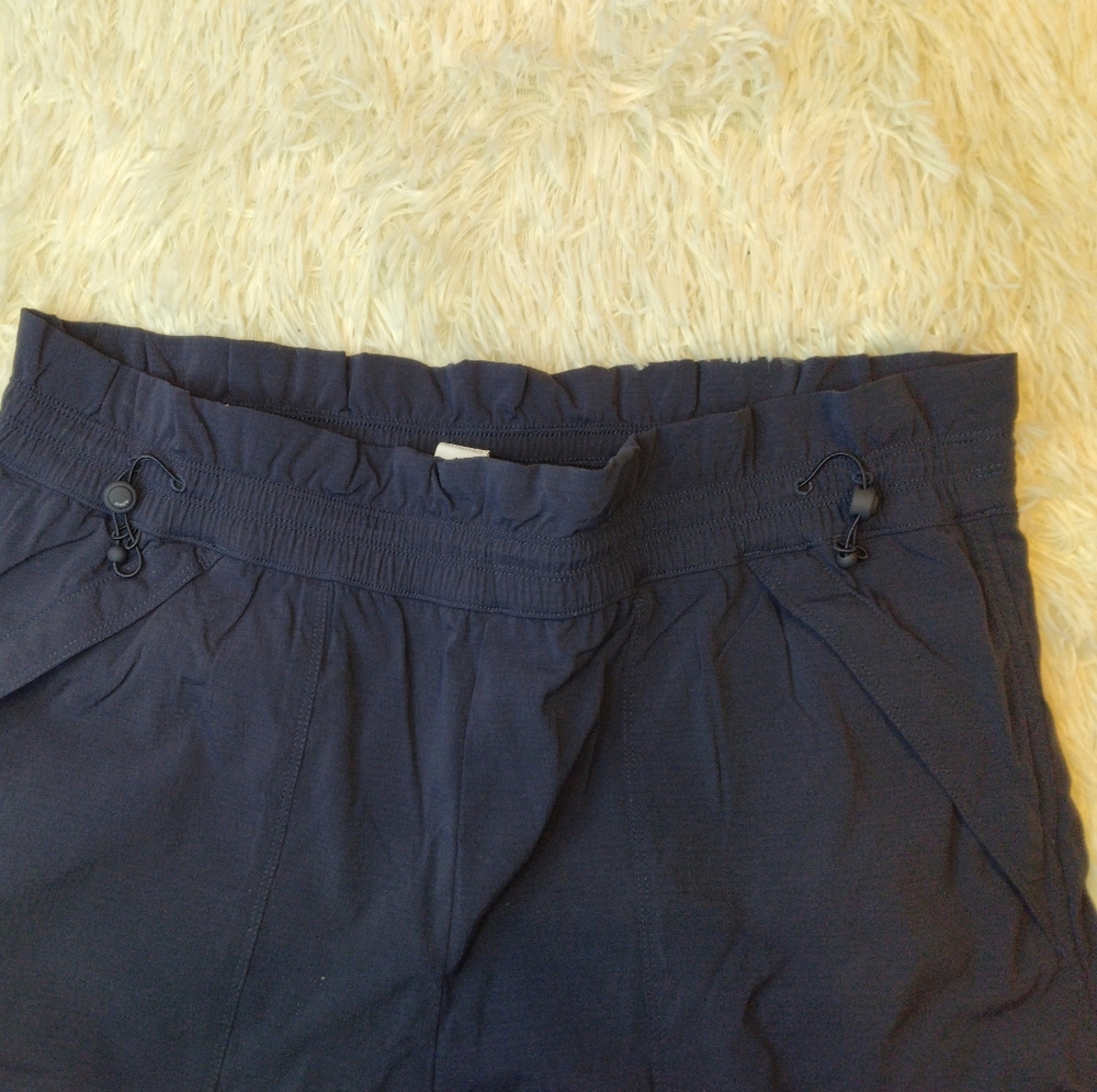 Athleta Trekkie High Rise Parachute Pant in Navy Size 12 - Picture 6 of 8